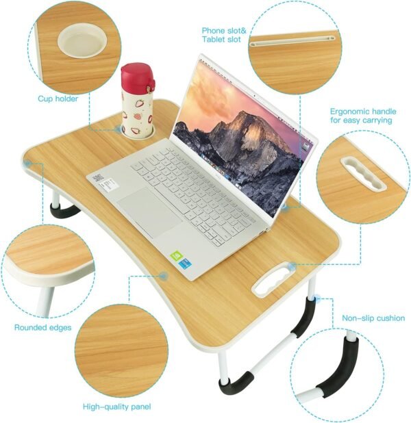 Escritorio Para Computadora Portátil Mesa De Cama Plegable