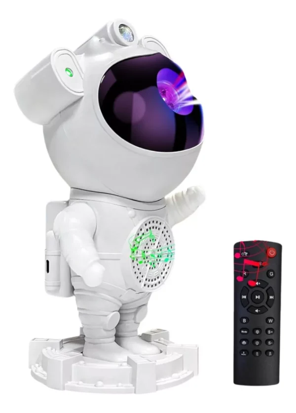 Proyector Galaxias Luna Astronauta Bluetooth Parlante Niños